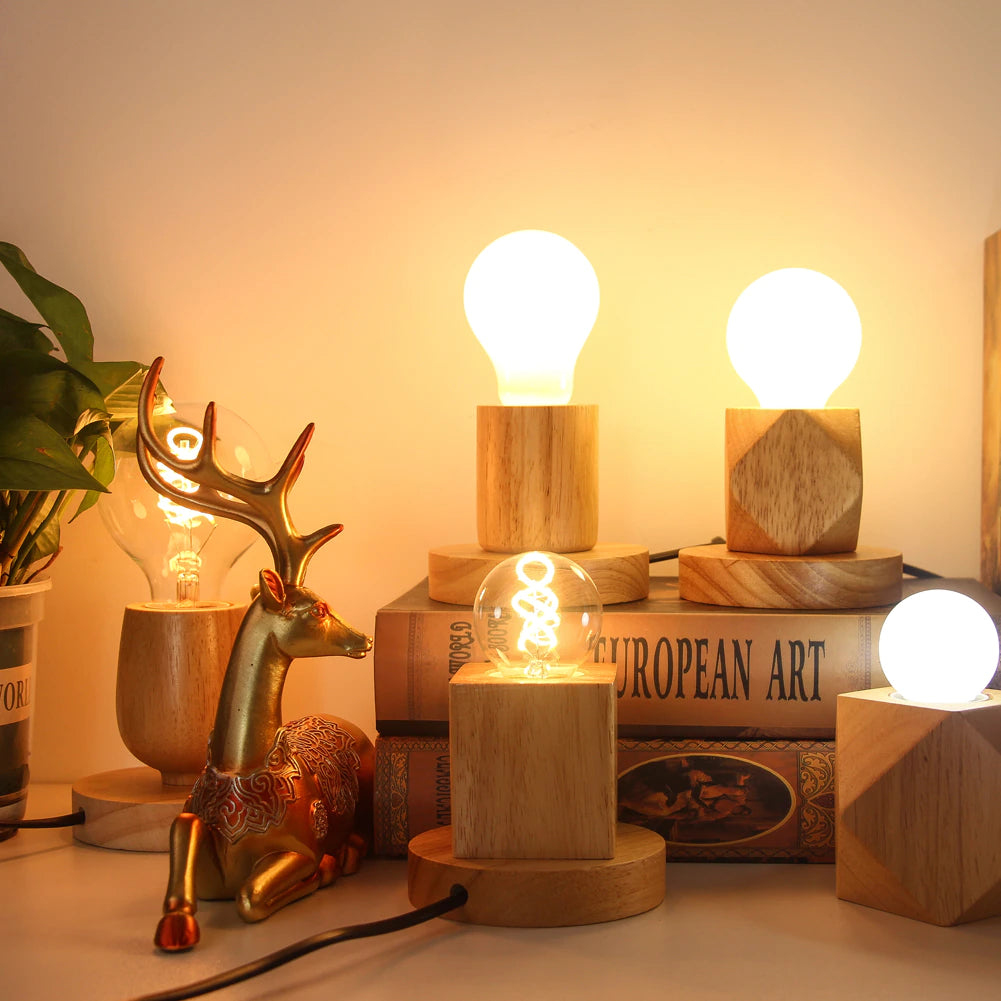 Lampe de chevet bois – Le Moderniste