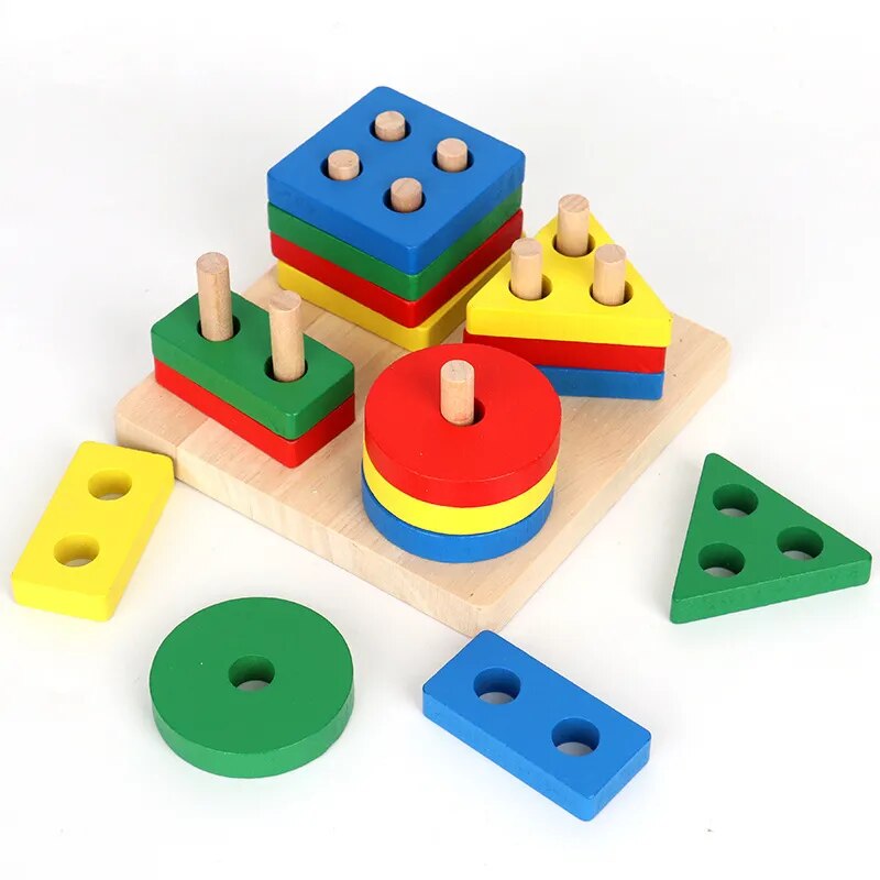 Jeu jouet bois à empiler bloc construction enfant bébé éveil apprentissage cadeau anniversaire noël écologique durable - lebois-eco.com