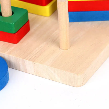 Jeu jouet bois à empiler bloc construction enfant bébé éveil apprentissage cadeau anniversaire noël écologique durable - lebois-eco.com