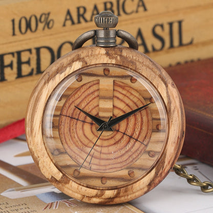 Montre gousset poche bois naturel bambou unisexe smoking mode bijoux accessoires cadeau anniversaire noël mariage environnement écologie renouvelable responsable - lebois-eco.com