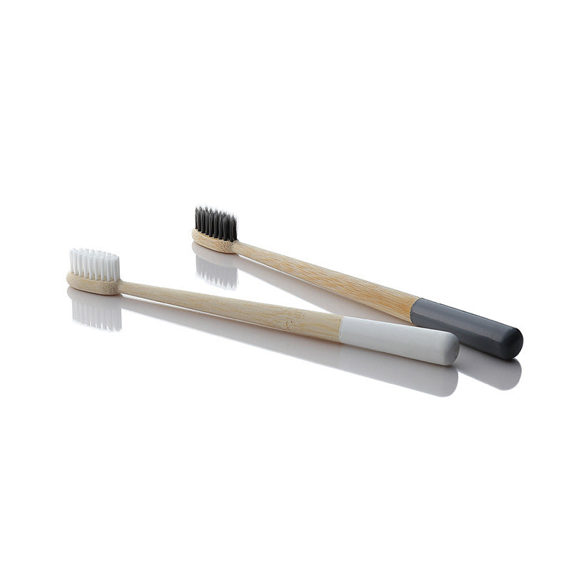 Brosse à dent bambou naturel fibre charbon qualité superieur souple hygiène salle de bain brossage soin bouche haleine dentifrice santé renouvelable écologique responsable environnement