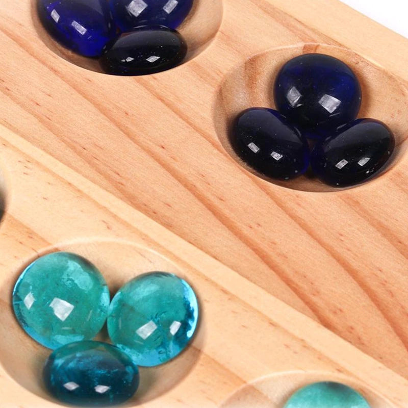 Jeu Mancala africain stratégie société bois bambou jouet enfant adulte renouvelable écologique environnement responsable - lebois-eco.com