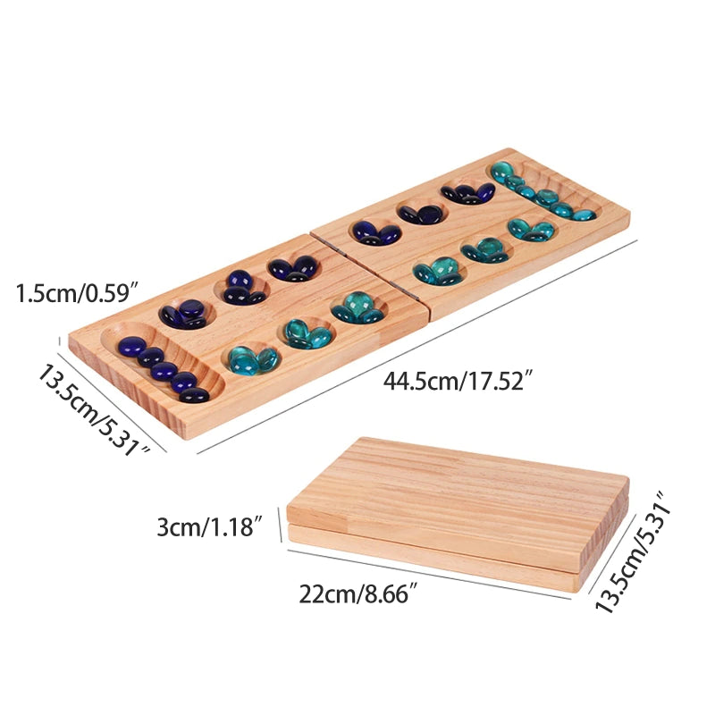 Jeu Mancala africain stratégie société bois bambou jouet enfant adulte renouvelable écologique environnement responsable - lebois-eco.com