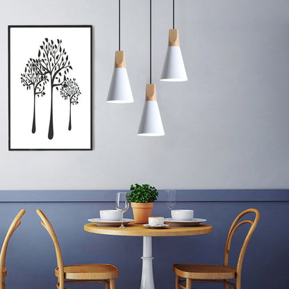 Lampe suspension nordique scandinave bois métal industriel intérieur chambre maison décoration lumière led bien être environnement écologie renouvelable éco-responsable - lebois-eco.com