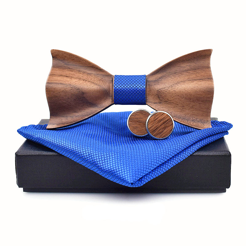 Noeud papillon bois bambou manchette boutons écharpe homme tenue élégant soirée mariage fête smoking cravate cadeau renouvelable environnement écologique responsable - lebois-eco.com