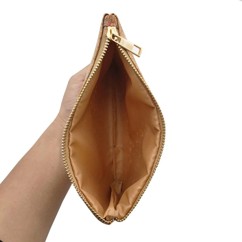 Pochette femme liège naturel été sac main zip fermeture mode cadeau anniversaire renouvelable écologique environnement responsable - lebois-eco.com